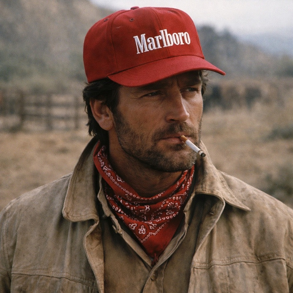 Marlboro Red Logo Baseball Cap